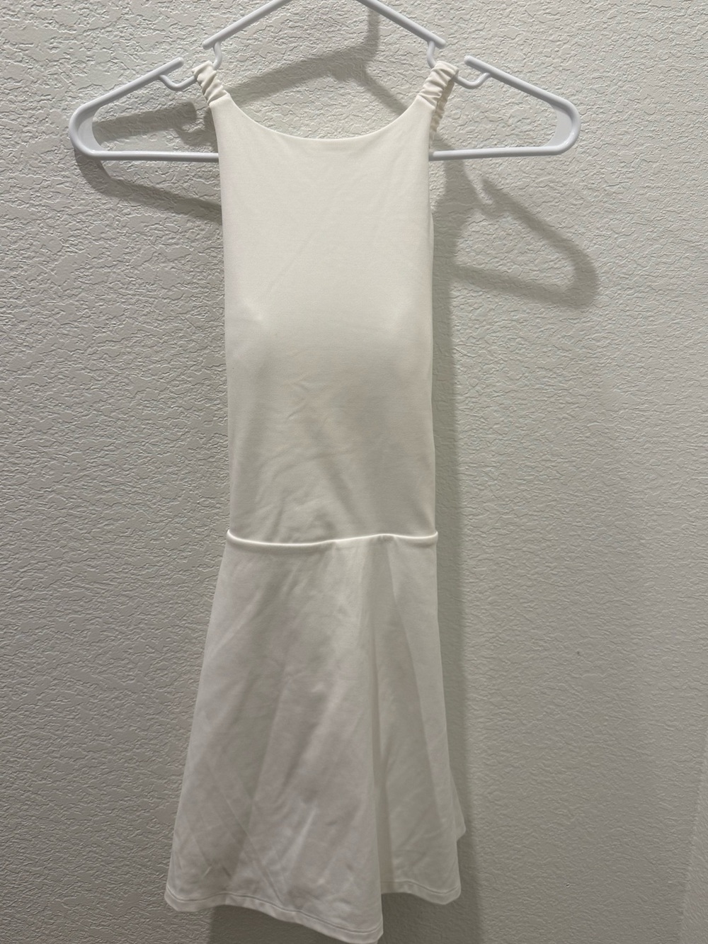 All in Motion White High Neck Halter Dress